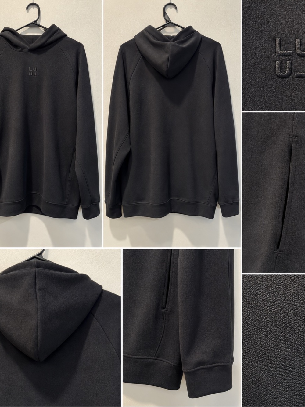 lululemon athletica Men's Black Pullover Hoodie